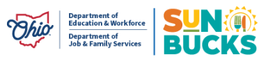 A logo with blue and orange lettersDescription automatically generated